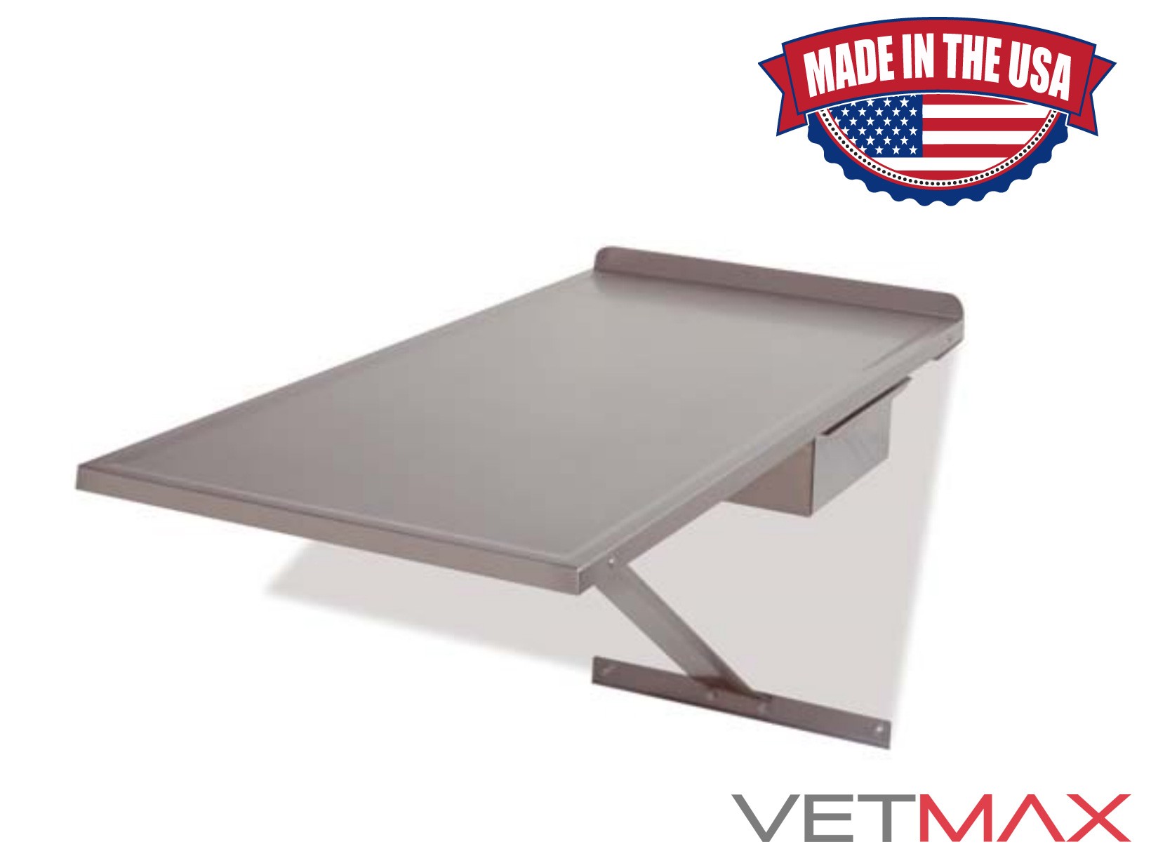 Classic Longitudinal WallMounted Exam Table VETMAX®