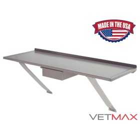 Classic Lateral Wall-Mounted Exam Table - VETMAX®