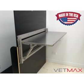 Classic Folding Lateral Wall-Mounted Exam Table - VETMAX®