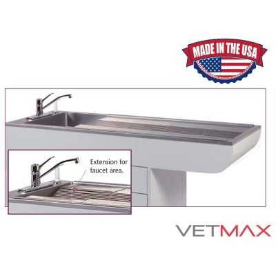 V Shaped Stainless Steel Wet Table Rack - VETMAX®