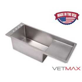 Stainless Steel 6"/18" Multiple Depth Wet Tub - VETMAX®