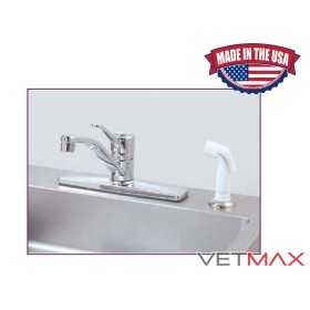 Deck-Mounted Single-Lever Faucet plus Thumb Sprayer - VETMAX®