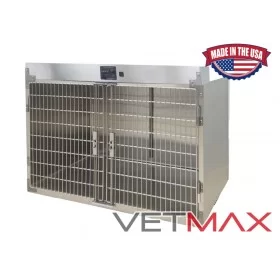 Heated Floor Regal Cage - Double Door - VETMAX®