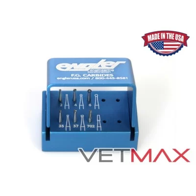 Friction Grip Carbide Burs - Kit of 6 - VETMAX®