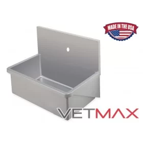 Stainless Steel Surgeon Scrub Sink (Single Station) - VETMAX®