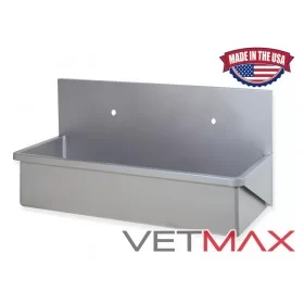 Stainless Steel Surgeon Scrub Sink (Dual Station) - VETMAX®