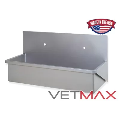 Stainless Steel Surgeon Scrub Sink (Dual Station) - VETMAX®