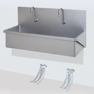 Stainless Steel Surgeon Scrub Sink (Dual Station)