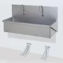 Stainless Steel Surgeon Scrub Sink (Dual Station) - VETMAX®