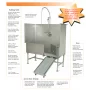 Stainless Steel Classic 15 Bathing Table (with Access Door + Ramp)