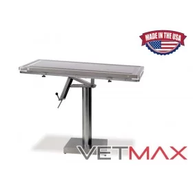 Classic Pedestal Base Flat-Top Operating Table - VETMAX®