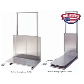 Elite_Stainless Steel Floor-Standing Lift Table - VETMAX®