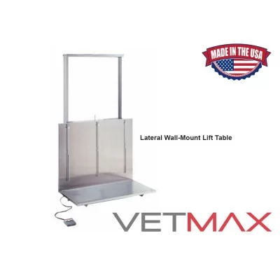 Elite Stainless Steel Wall-Mounted Lift Table - VETMAX®