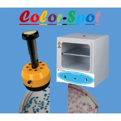Sistema di Test Batteriologico con Macchie di Colore
