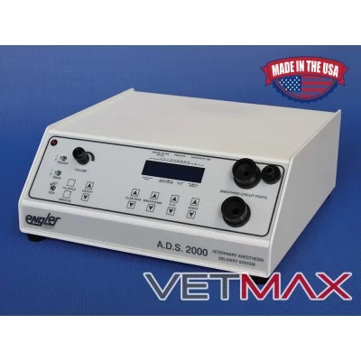 A.D.S 2000 Ventilator För Positivt Tryck - Anestesi-Leveranssystem w / 220V 12 V DC DC-ADAPTER - VETMAX®