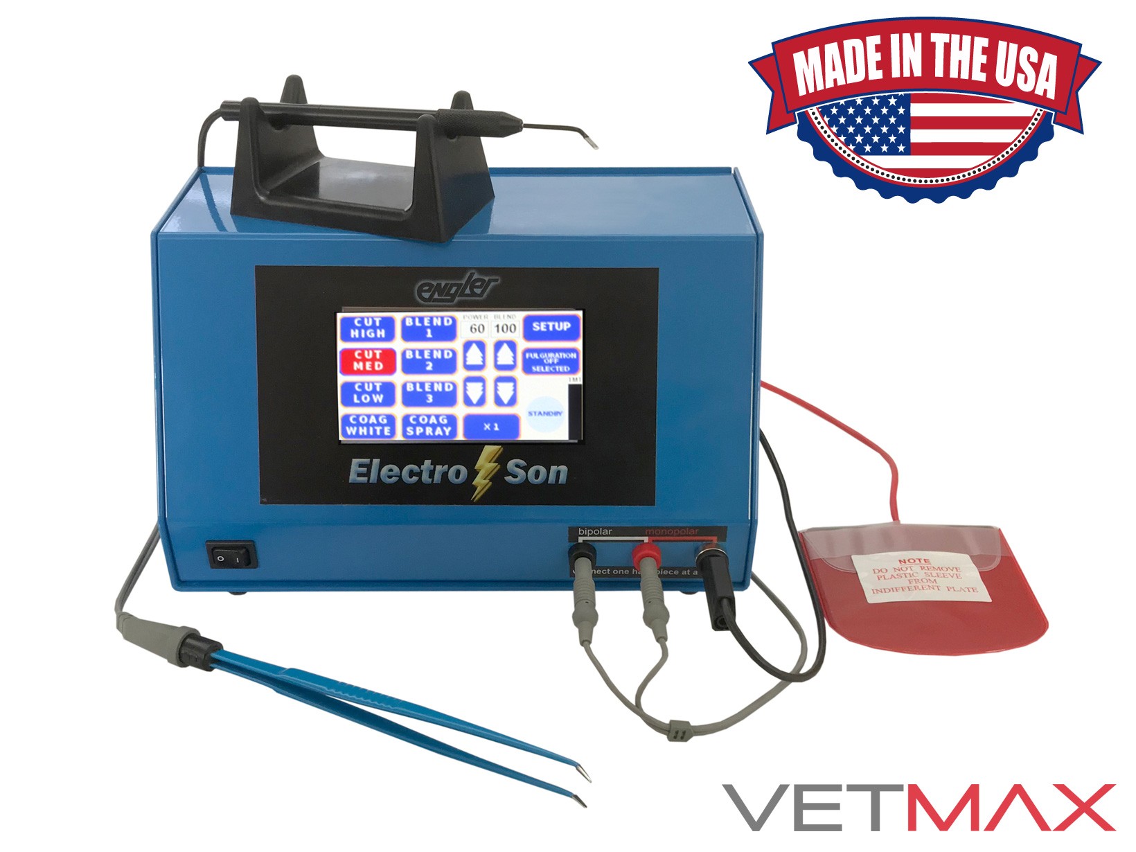 ElectroSon Touchscreen Electrosurgery Unit VETMAX®